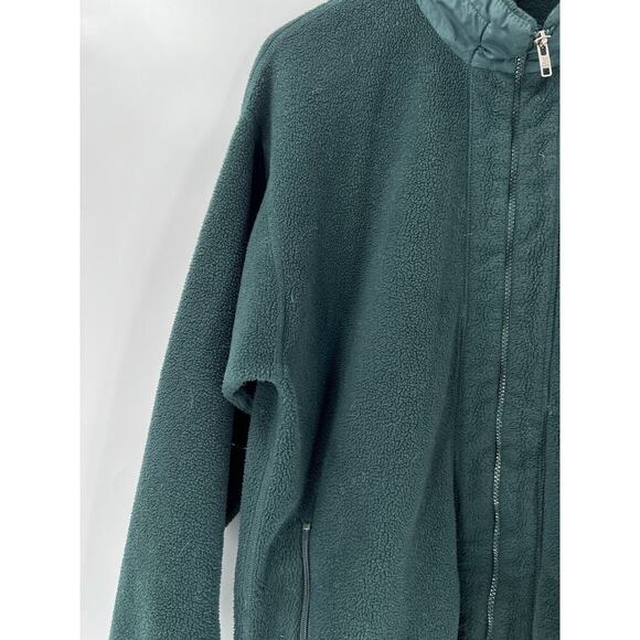 Vintage Patagonia Synchilla Jacket Womens Large Green Fleece Fall 1998 Full Zip - Picture 2 of 16